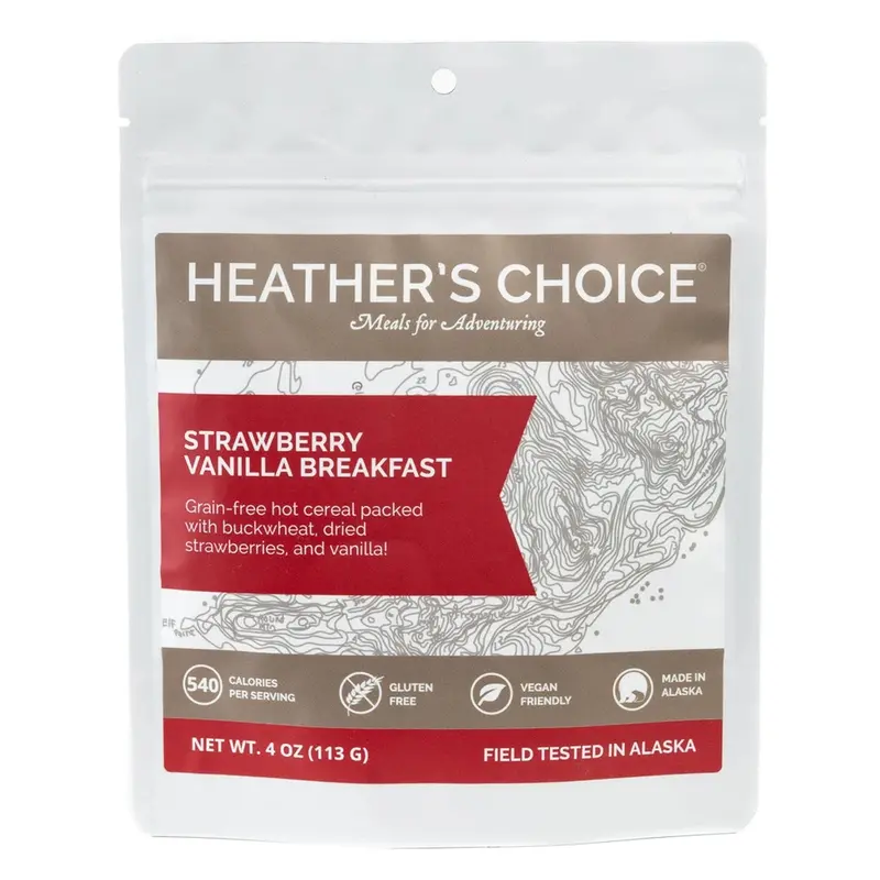 Heather'S Choice Strawberry Vanilla Breakfast – Freeze-Dried Instant Oatmeal 1