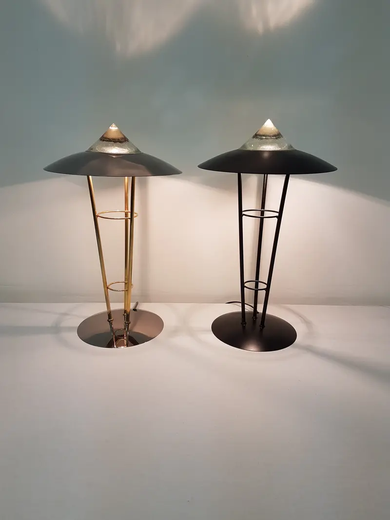 Herda Conical Table Lamp – Minimalist 1980S Lighting Design 1