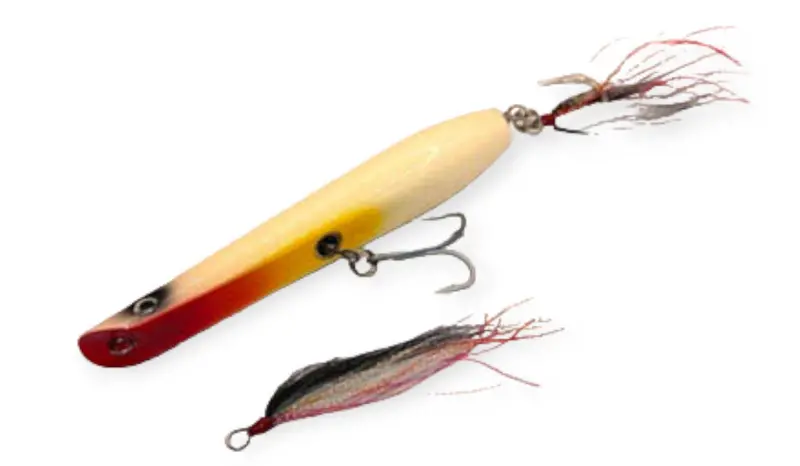 Hil Ptp’S Canal Pencil Popper – 5-Inch Bone-Colored Sinking Topwater Lure 1