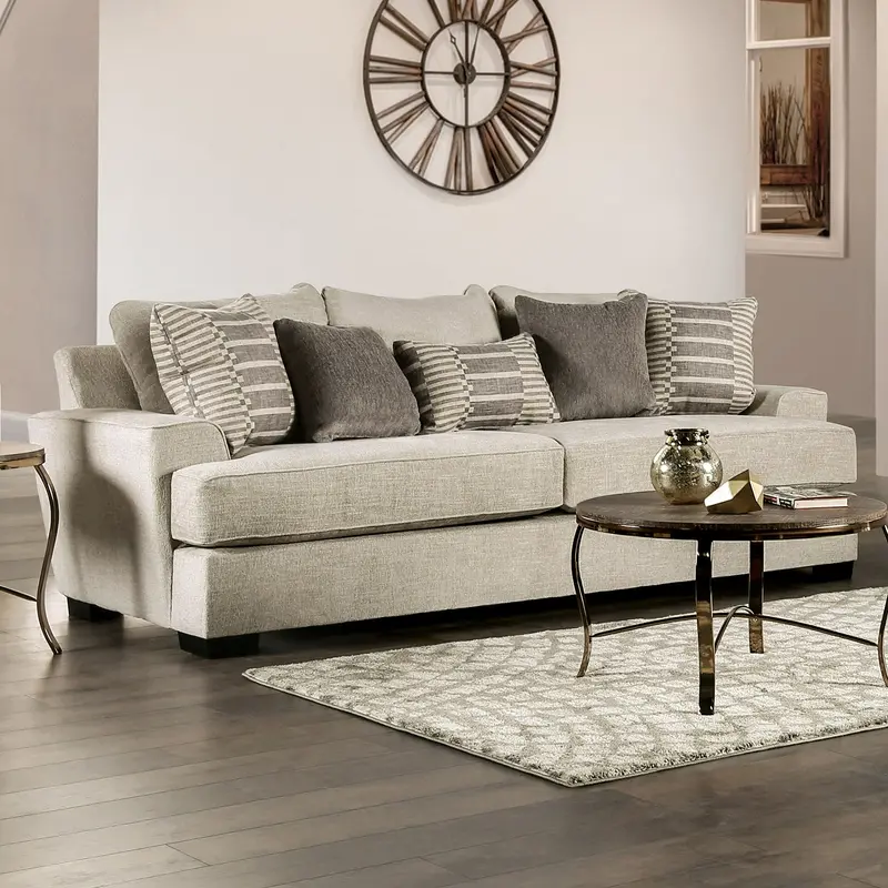 Holborn Upholstered Sofa – Furniture Of America Sm1219-Sf 1
