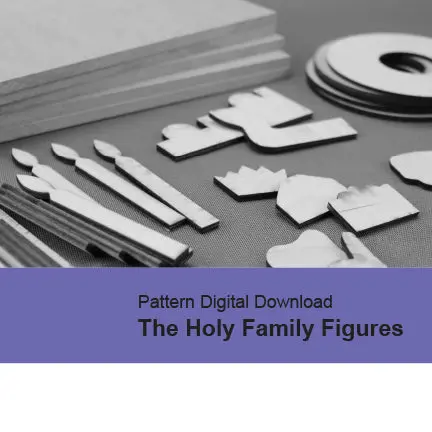 Holy Family Figurines – Printable Pattern For Handmade Craft 1