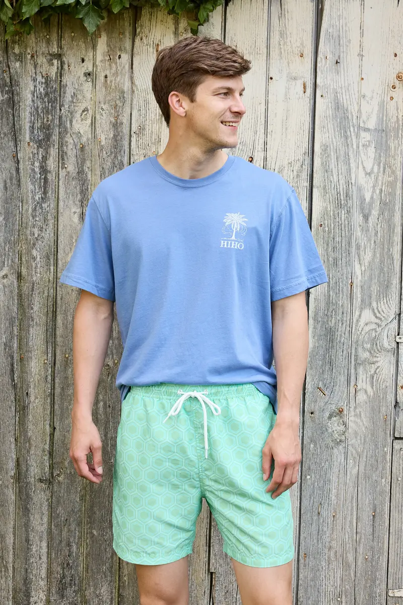 Honey Zephyr Green Lightweight Trunk Shorts 1