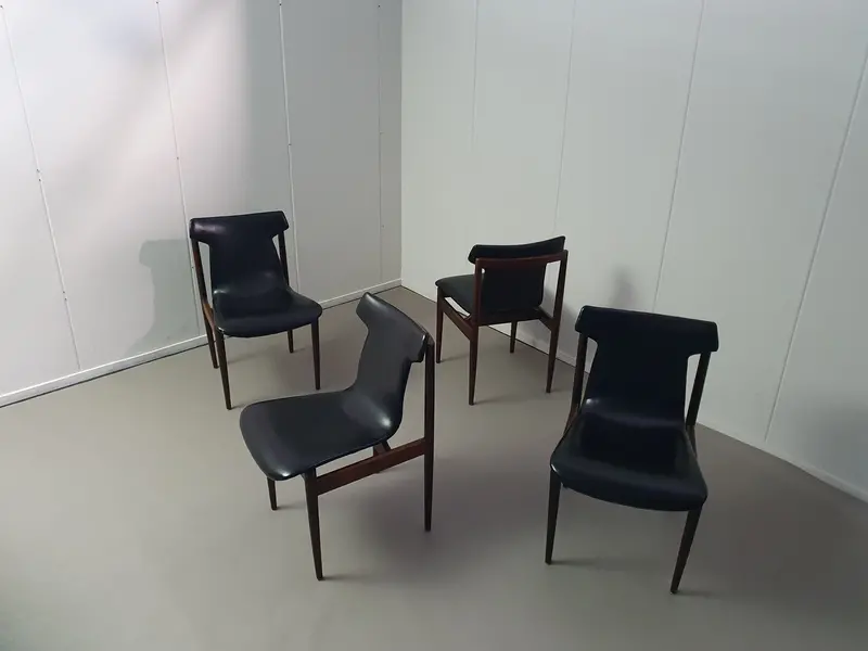 Inger Klingenberg Mid-Century Dining Chairs For Fristho Franeker, 1960S 1