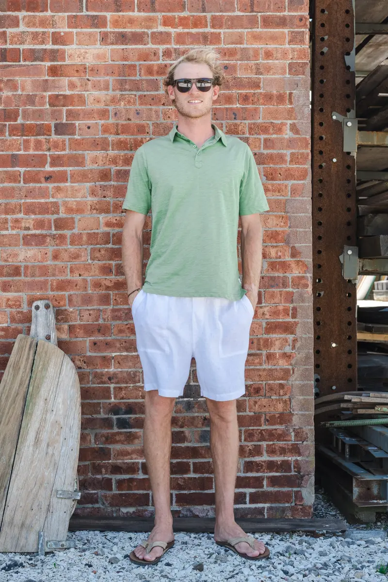 Island Polo In Fresh Basil Color 1