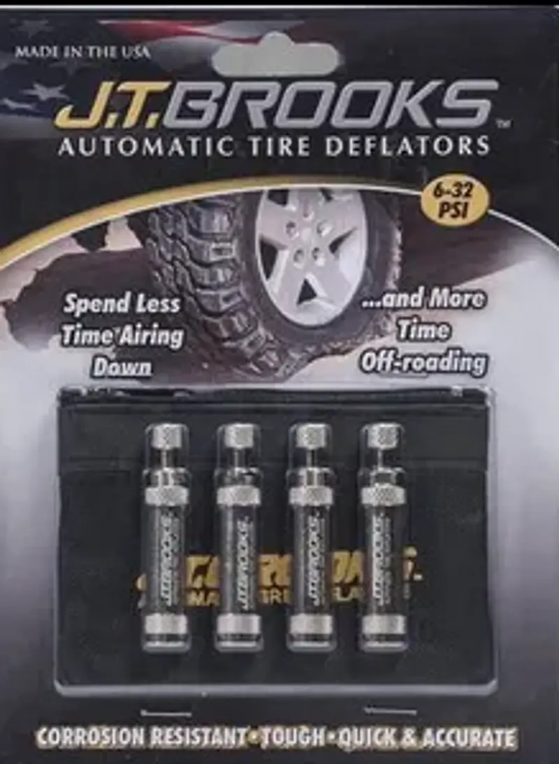 J.T. Brooks 4-Pack Automatic Tire Deflators For Precision Pressure Control 1