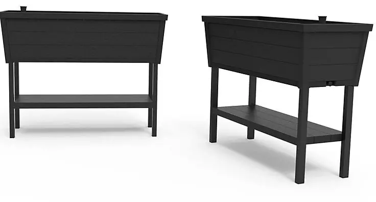 Keter Xl Urban Bloomer Elevated Resin Planter & Raised Garden Bed 1