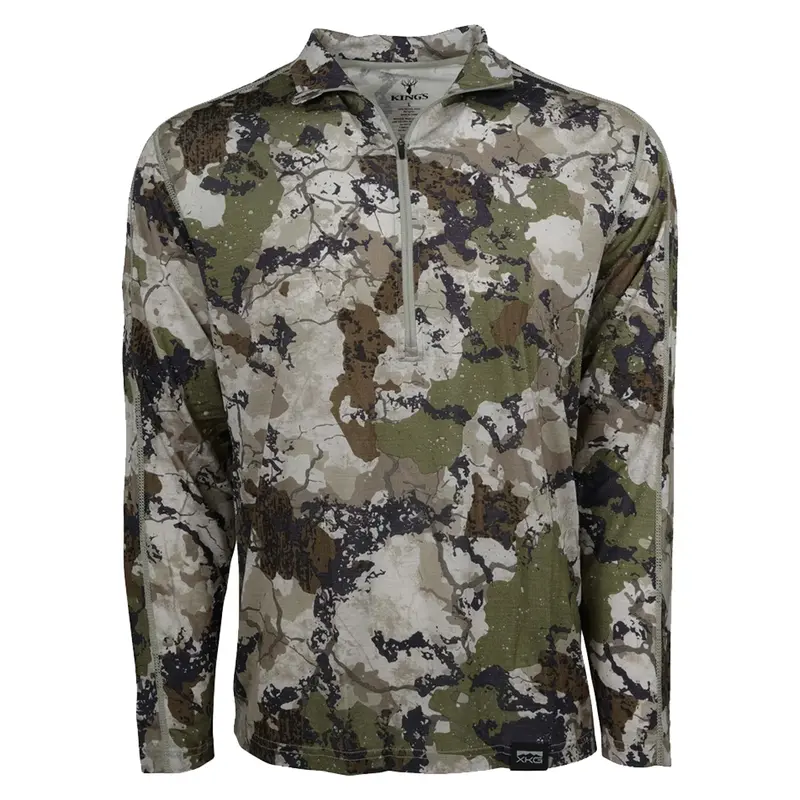 King'S Xkg Foundation 150 Merino Wool ¼-Zip Top 1