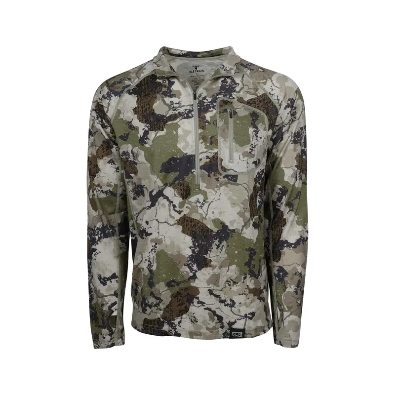 King'S Xkg Foundation 260 Merino Wool ¼-Zip Base Layer 1