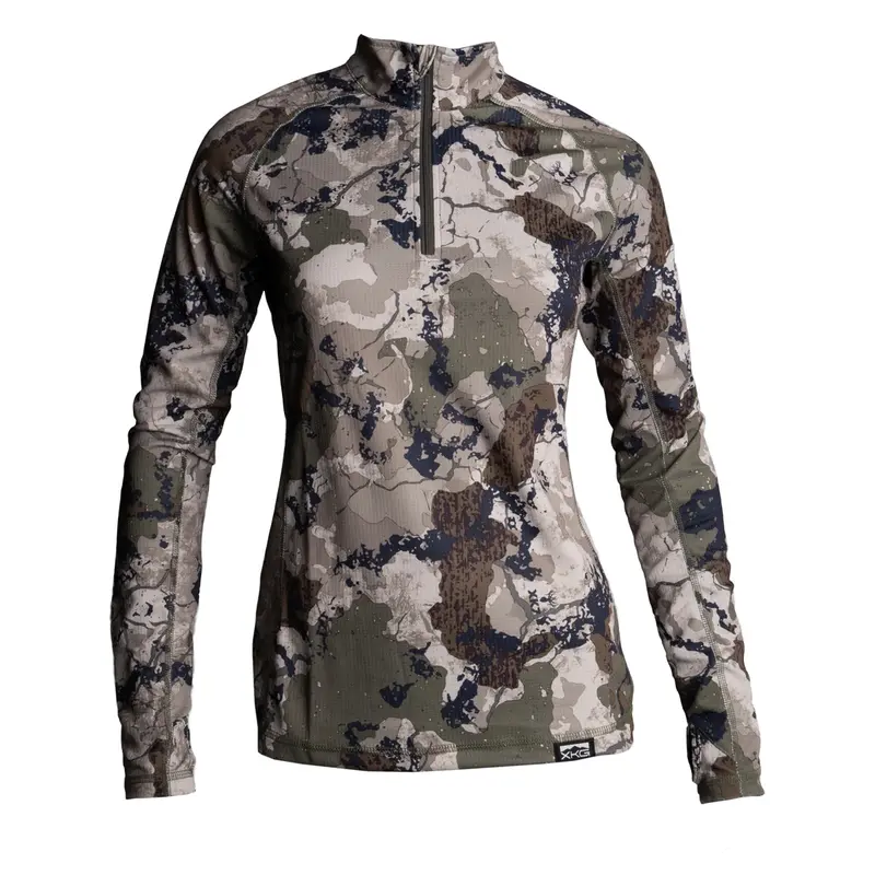 King'S Xkg Women'S Elevation Quarter-Zip Performance Top 1