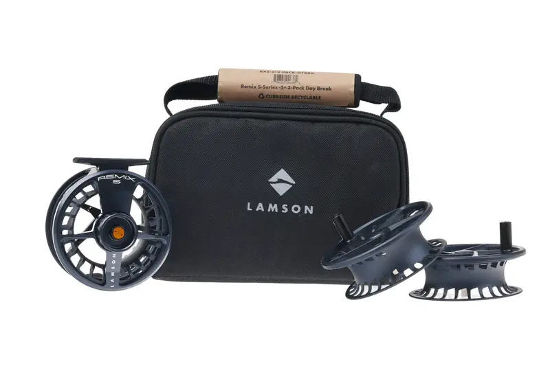 Lamson Remix Rx-7 Fly Reel Bundle – 3-Pack With Glacé Finish 1
