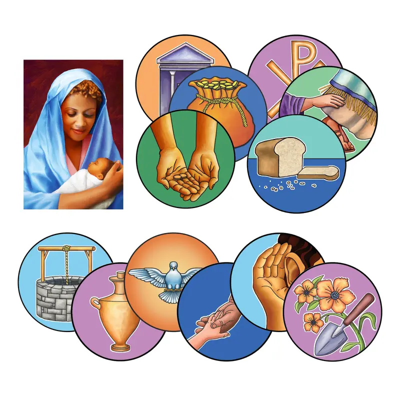Large Jesus And The Women Biblical Artwork 1