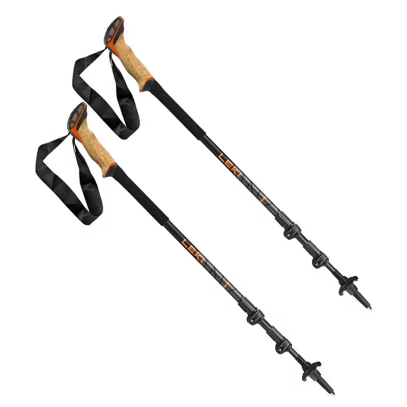 Leki Makalu Cork Lite Trekking Poles With Shock Absorption 1