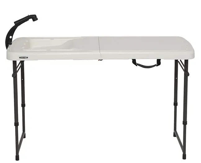 Lifetime 4-Foot Light Commercial Fillet Table – Almond 1