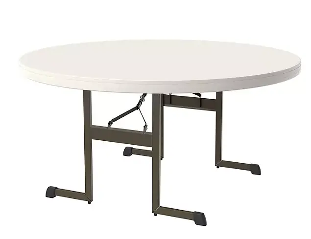 Lifetime 60-Inch Round Professional Folding Table – Assorted Colors 1