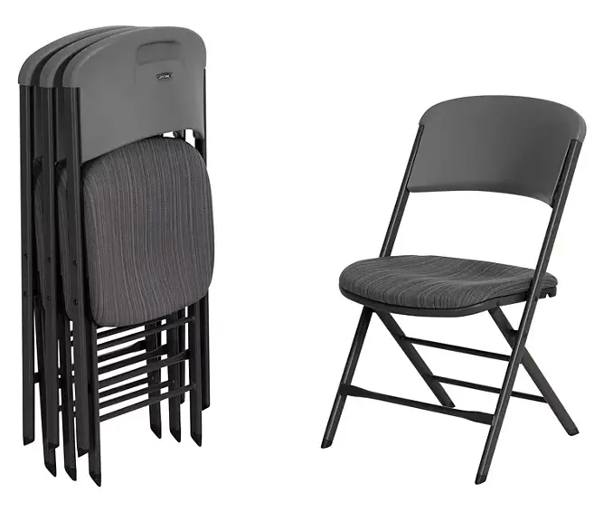 Lifetime Padded Commercial Folding Chairs – 4-Pack 1