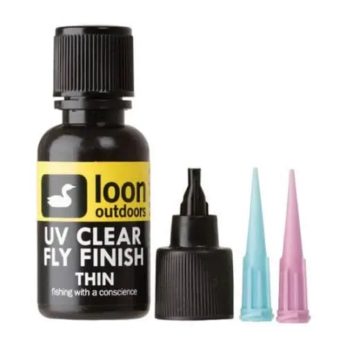 Loon Uv Clear Thin Finish Fly-Tying Cement (0.5 Oz) 1
