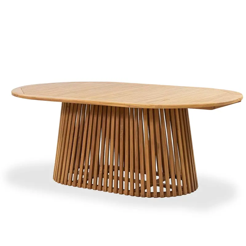 Lovina Oval Extendable Patio Dining Table By Furniture Of America 1