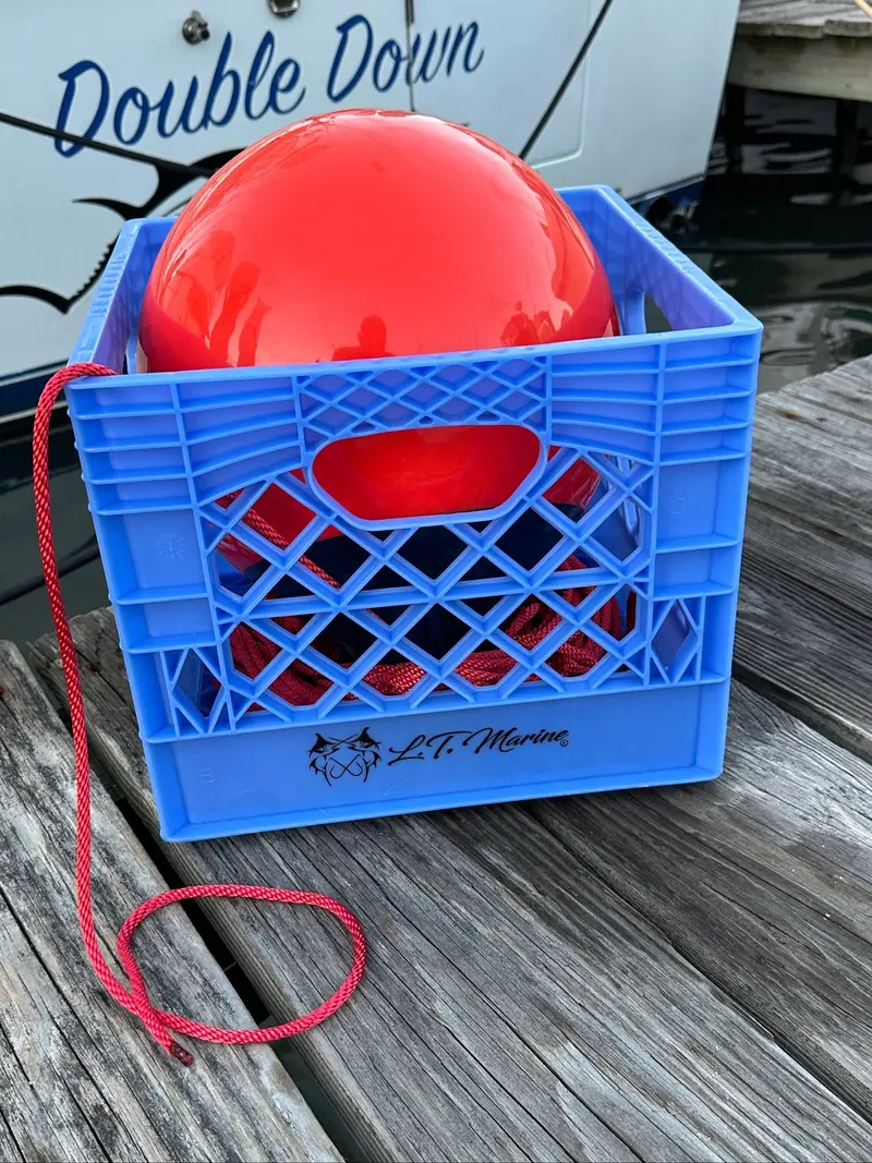 Lt Marine Harpoon Line Basket With A1 Poly Ball And 200-Foot Rope 1