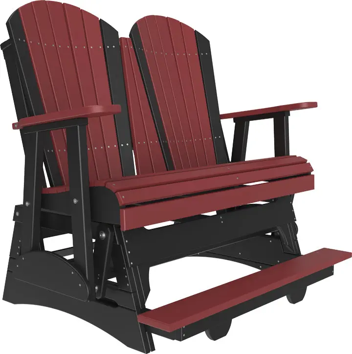 Luxcraft 4-Foot Adirondack Balcony Glider – Dual-Motion Seating 8