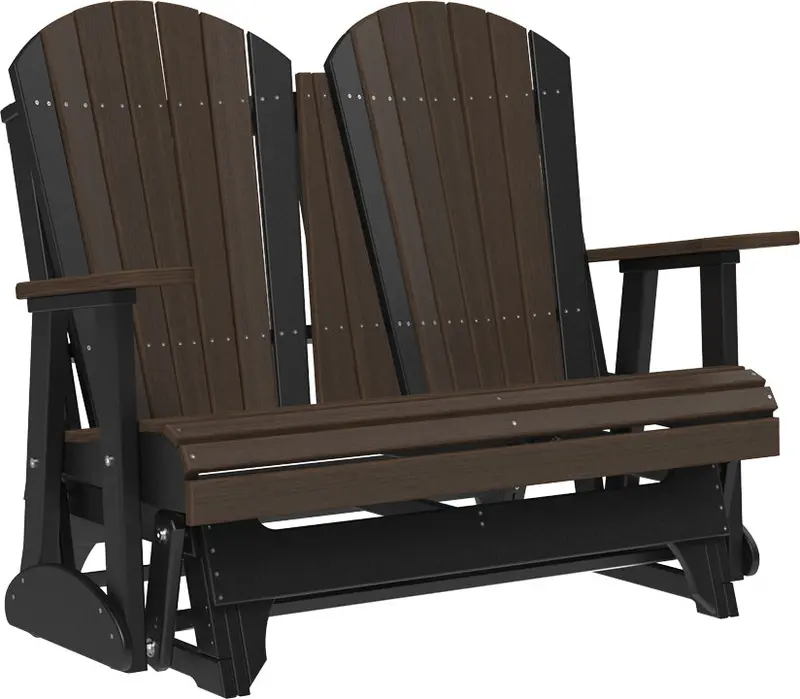 Luxcraft 4-Foot Adirondack Glider – Smooth-Swinging Poly Chair 24