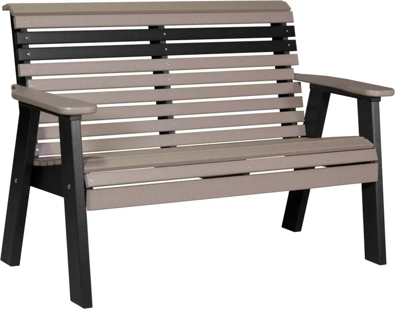 Luxcraft 4-Foot Simple Patio Bench – Functional & Durable 4