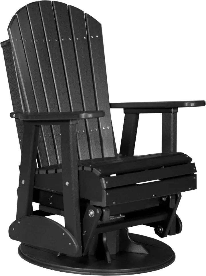Luxcraft Adirondack Swivel Glider – 360° Rotation + Gentle Glide 1