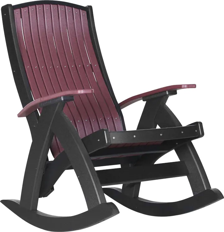 Luxcraft Comfort Rocker – Ergonomic Poly Porch Rocker 1