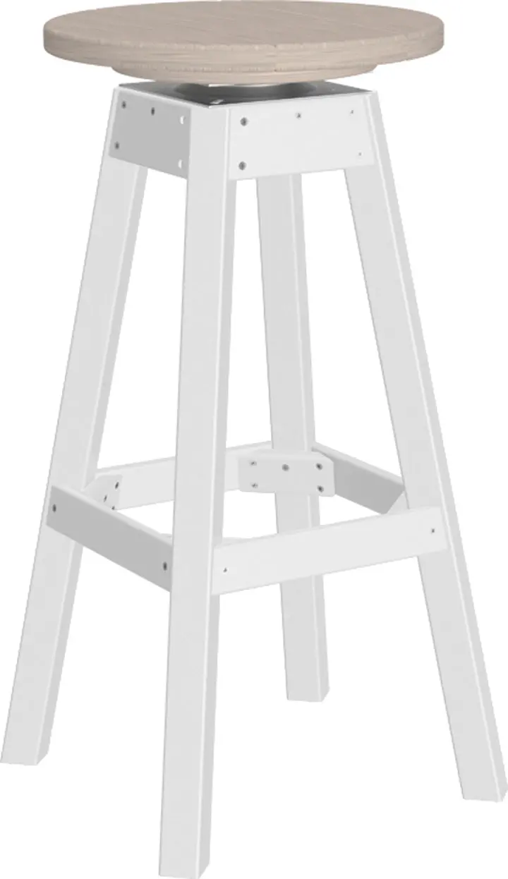 Luxcraft Swivel Bar Stool – All-Weather Poly Resin 15