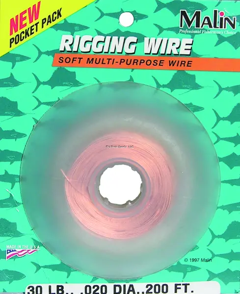 Malin Copper Rigging Wire – 15 Lb Test, 800 Ft Spool 1