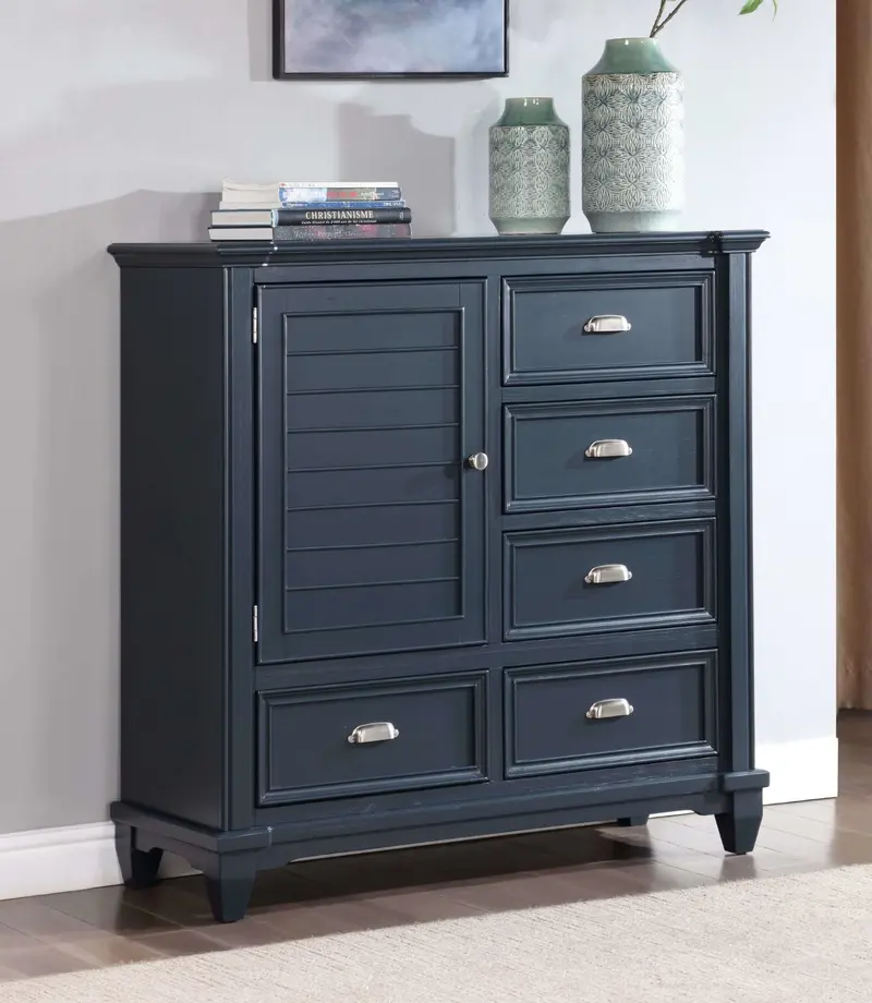 Manzanillo Armoire By Furniture Of America – Cm7470Bl-Ar 1