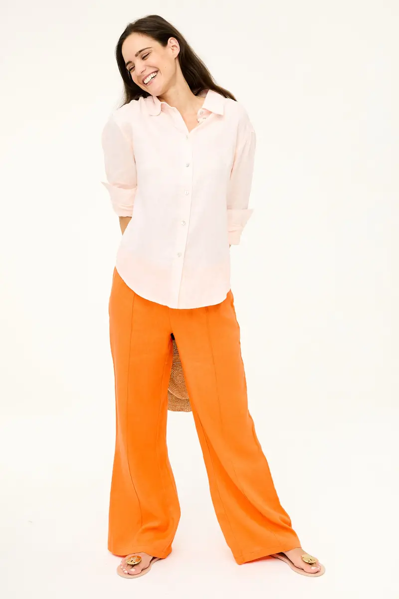 Marigot Roll-Down Pants In Vermillion 1