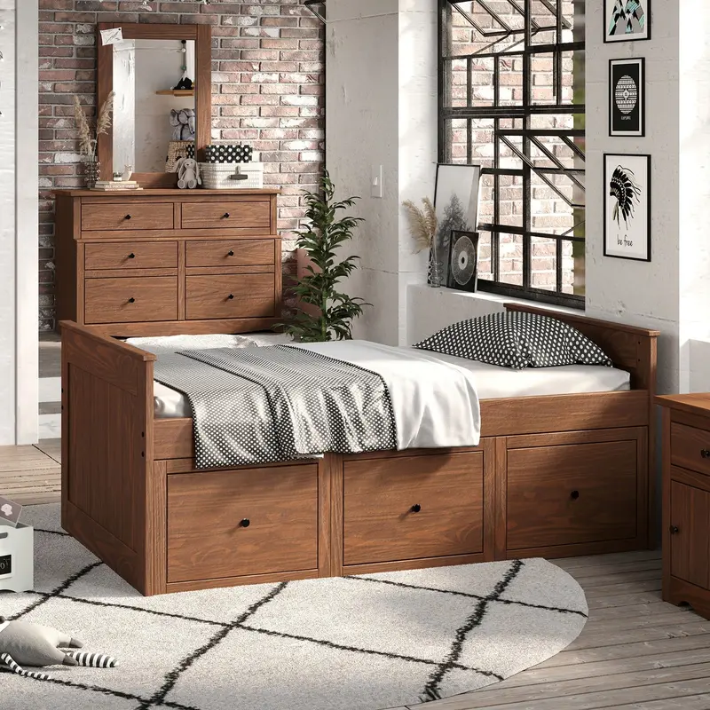 Marinos Gray Captain Day Bed With Underbed Storage (Am-Bk304Gy-Bed) 2