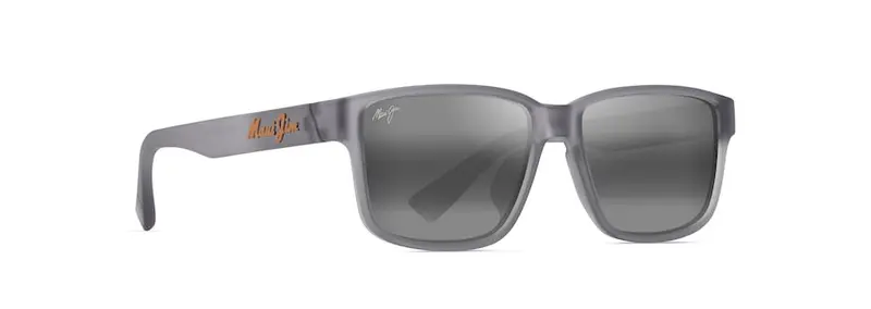 Maui Jim Grey Kuniahi Af Sunglasses – Matte Transparent Grey Frame 1