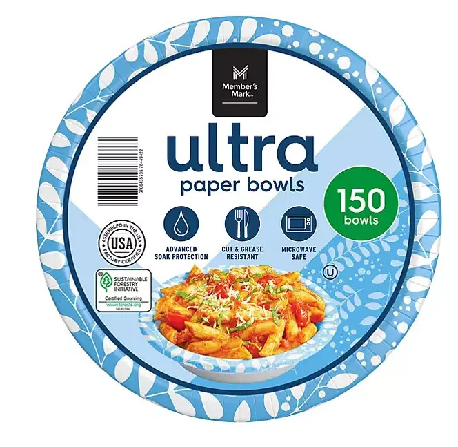 Member'S Mark 20 Oz. Ultra Soup & Salad Paper Bowls – 150 Count 1