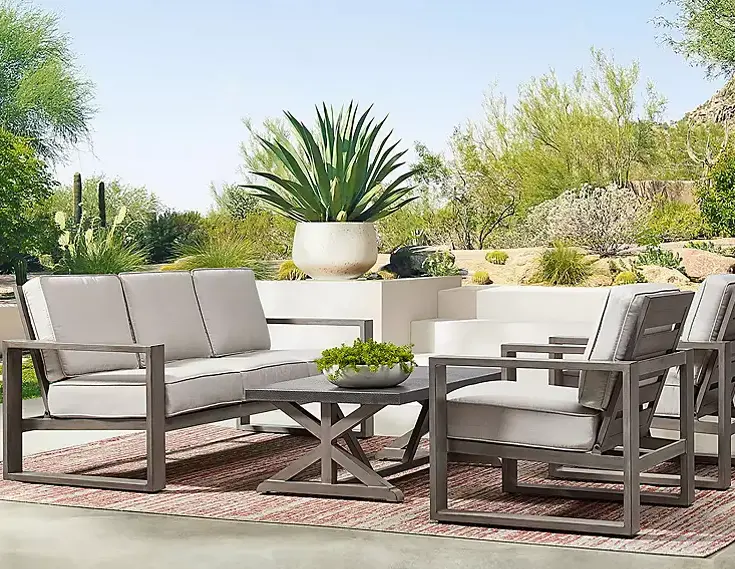 Member'S Mark Cahaba 4-Piece Cast-Charcoal Deep-Seating Patio Set 1