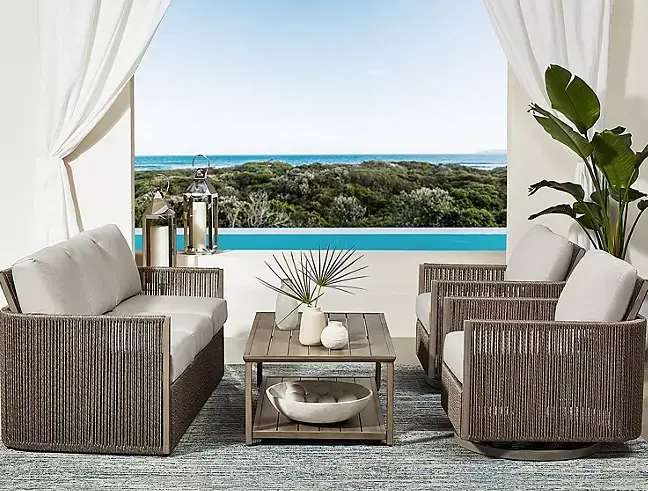 Member'S Mark Eli 4-Piece Premium Deep-Seating Outdoor Lounge Set 1