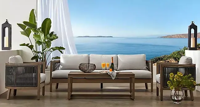 Member'S Mark Ember 4-Piece Deep-Seating Patio Lounge Set 1