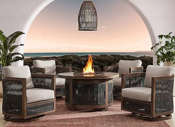 Member'S Mark Ember 5-Piece Outdoor Fire Pit Chat Set 1