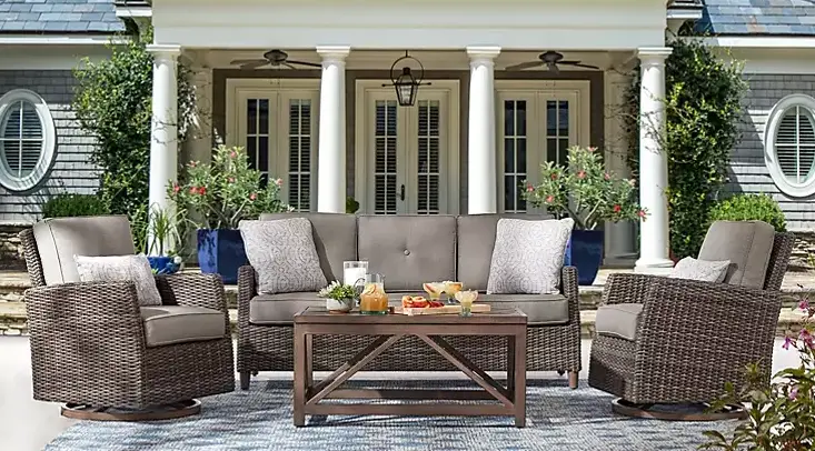 Member'S Mark Fremont 4-Piece Deep Seating Patio Set – Sunbrella Fabric 2