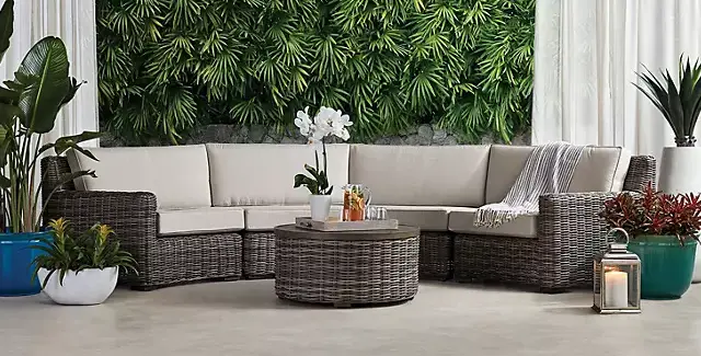 Member'S Mark Halstead Curved Sectional Sofa – Modern Outdoor Living 1