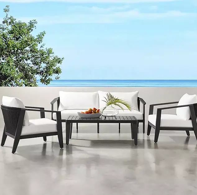 Member'S Mark Madrid 4-Piece Deep-Seating Outdoor Set With Sunbrella Fabric 1
