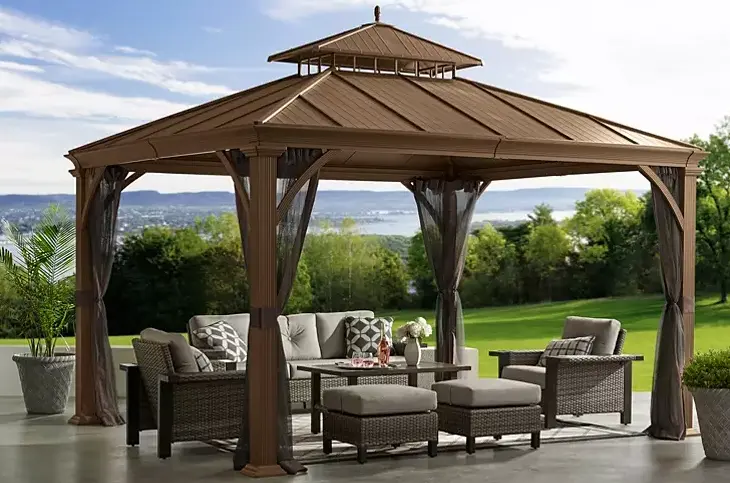 Member'S Mark Salemo 12' X 12' Hardtop Gazebo Pavilion 1