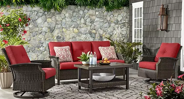 Member'S Mark Stockton 4-Piece Deep-Seating Patio Set With Sunbrella Upholstery 1