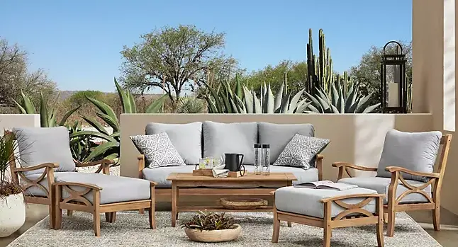 Member'S Mark Teak Deep Seating Set – Premium 6-Piece Outdoor Collection 1
