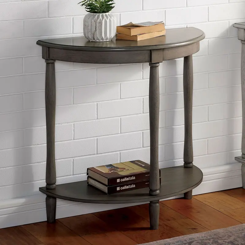 Menton Modern Side Table – Furniture Of America (Cm-Ac362Gy) 1