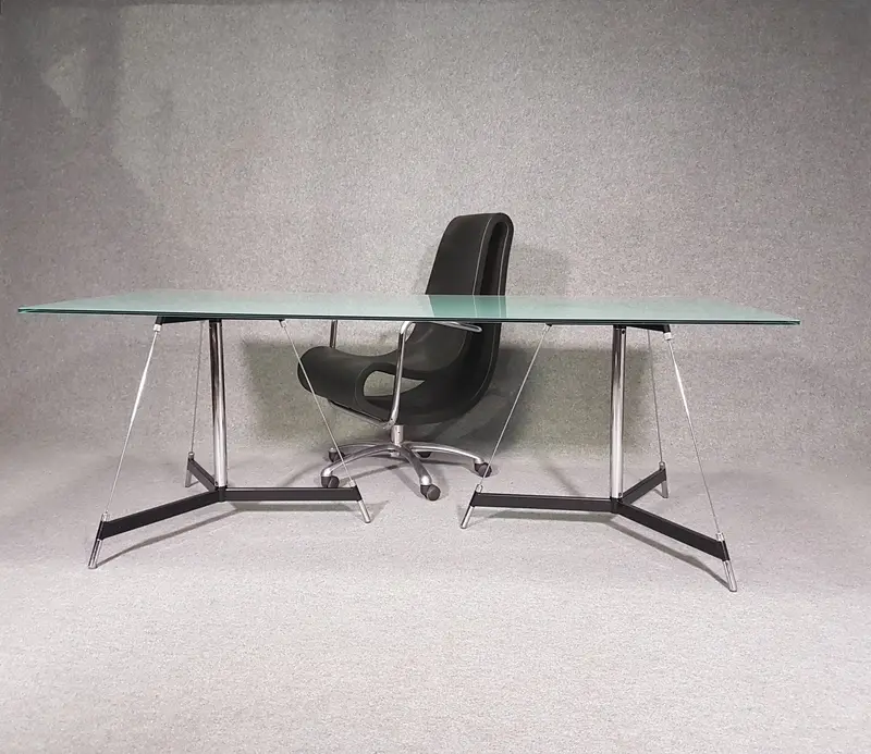 Minimalist Italian Desk Or Side Table, Mid-Century Origin 1