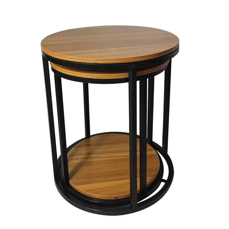 Mollie Minimalist Nesting Tables By Furniture Of America – 2-Piece Nested Table Set 1