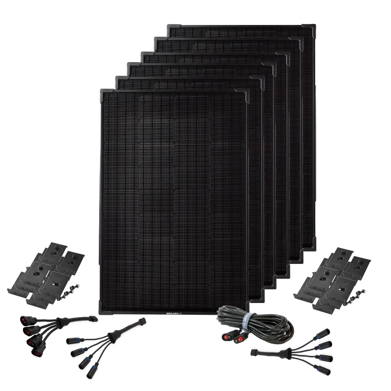 Mountable Boulder 100 Solar Panel Bundle – Six-Panel Scalable Array 1