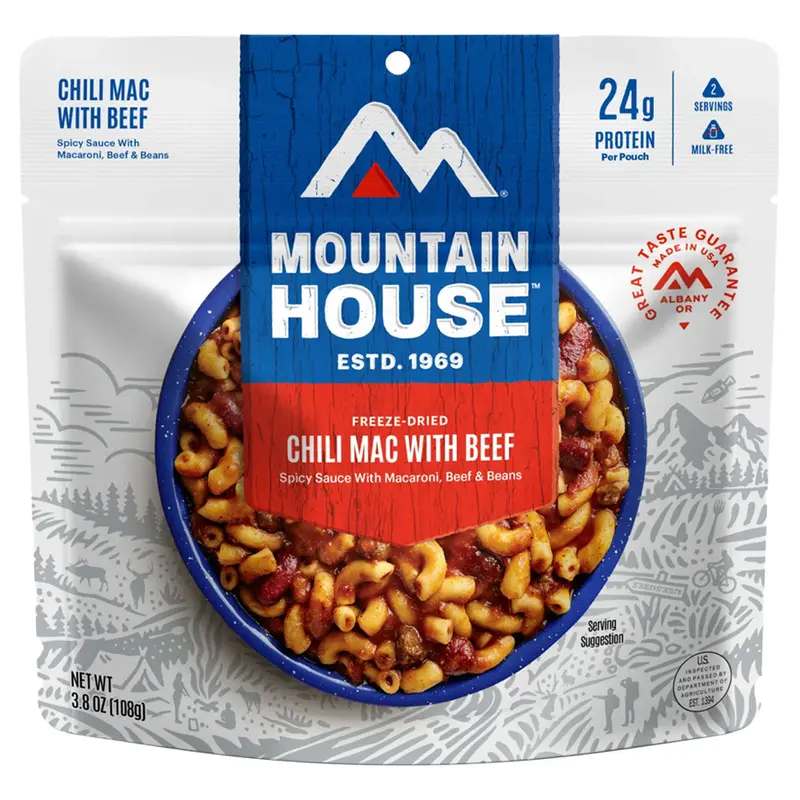 Mountain House Chili Mac With Beef – Shelf-Stable Camping Meal 1