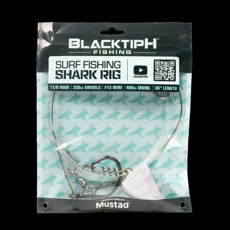 Mustad Blacktiph Surf Shark Rig – Size 11/0, 400 Lb Test Strength 1